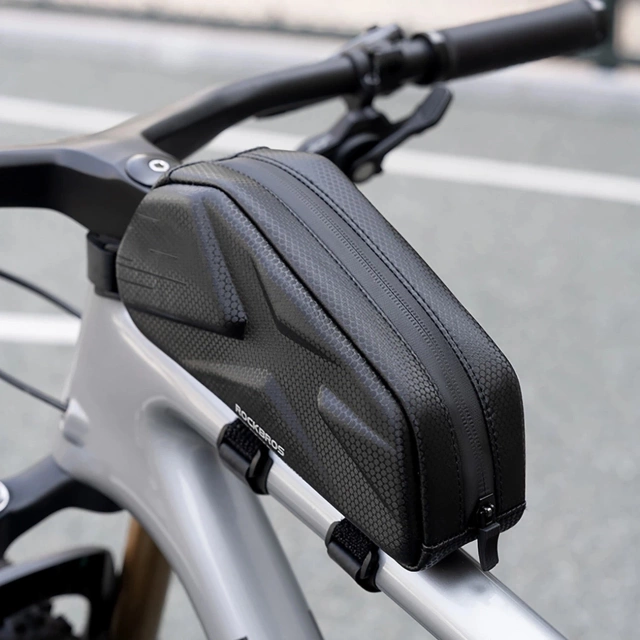 Torba rowerowa Rockbros 1,4 l na górną rurę – czarna
