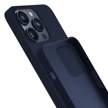 Etui 3mk Silicone Case Dark Navy do Apple iPhone 16 Pro Max