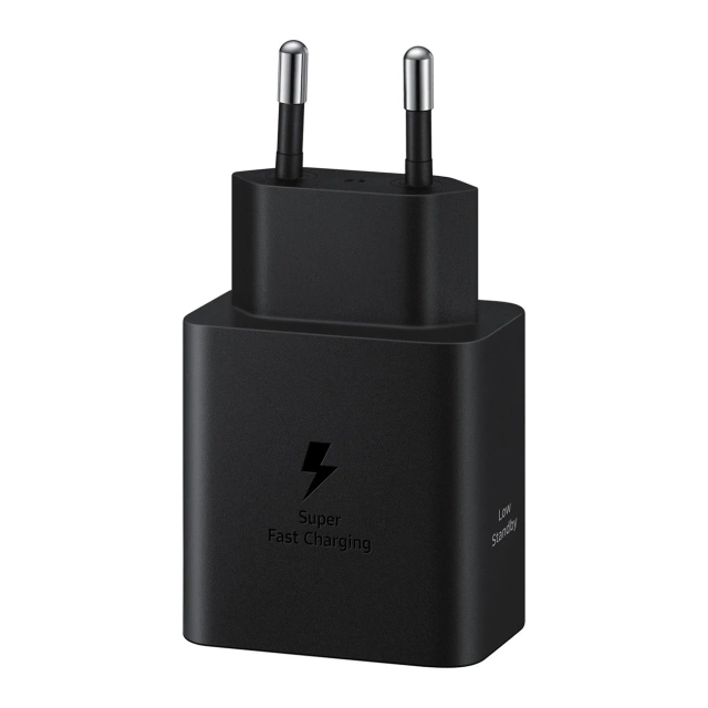 Samsung 45W 4.05A 1x USB-C Wandladegerät Schnellladefunktion PD PPS - Schwarz