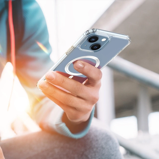 Магнітний чохол Dux Ducis Clin для iPhone 14 Plus сумісний з прозорим MagSafe