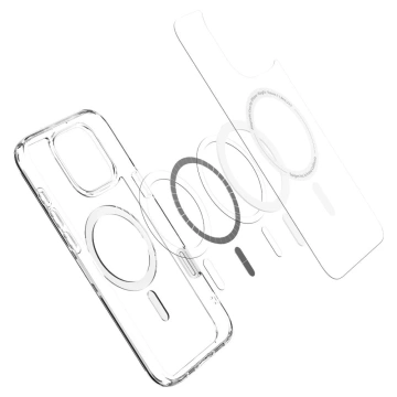 Etui Spigen Ultra Hybrid “T” Mag MagSafe iPhone 16 Pro White