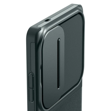 Puzdro Spigen Optic Armor pre Samsung Galaxy S25 Ultra, zelené, priepasť