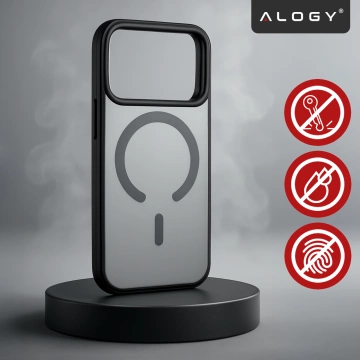 Alogy 3in1 Case Pack™ – Černý hybridní kryt MagSafe se 2 ochrannými tvrzenými skleněnými pouzdry pro Apple iPhone 17 Pro Max