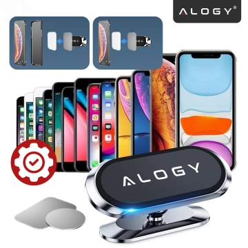 Alogy Magnetic Car Holder Universal for Phone on the Cockpit for the Board Black
