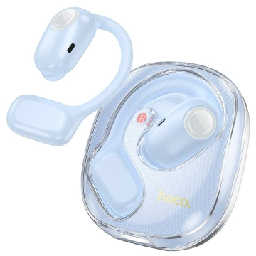 HOCO EA3 TWS Wireless Bluetooth Earphones – Blue with Charging Case