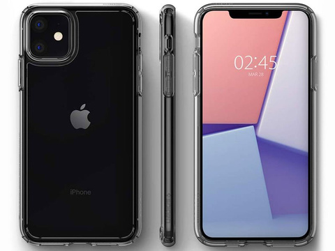 Puzdro Spigen Ultra Hybrid pre Apple iPhone 11 Crystal Clear glass alogy