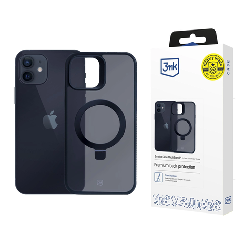 Etui für Apple iPhone 12 / iPhone 12 Pro - 3mk Smoke Case Mag