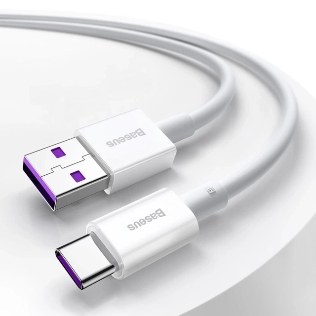 Baseus Superior USB - USB kábel typu C 66 W (11 V / 6 A) Huawei SuperCharge SCP 1 m čierny (CATYS-01)