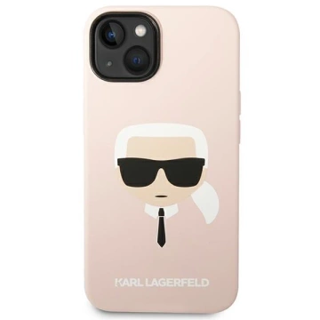 Чохол Etui Karl Lagerfeld KLHMP14MSLKHLP для iPhone 14 Plus 6,7" Silicone Karl`s Head Magsafe