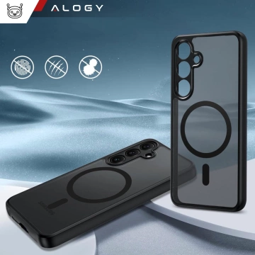 Puzdro pre Apple iPhone 16 Pro Max Alogy Anti-Shock Hybrid Case pre MagSafe Transparent