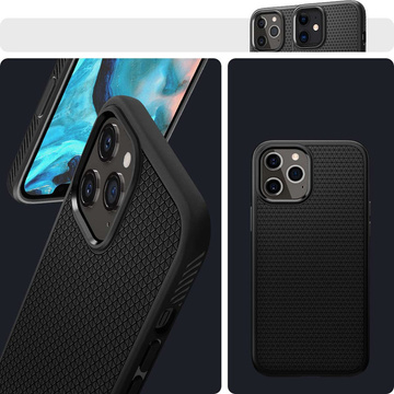 Etui Spigen Liquid Air для Apple iPhone 12/12 Pro 6.1 Matte Black