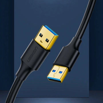 UGREEN kabel USB - USB kabel (samec - USB 3.2 Gen 1) 1 m černý (US128 10370)