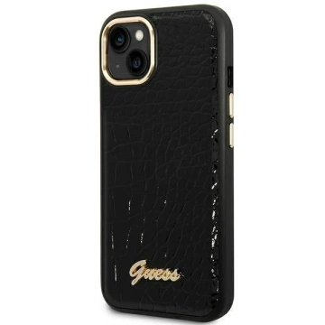 Etui Guess GUHCP14MHGCRHK für Apple iPhone 14 Plus 6,7" Czarny/Black Hardcase Croco Collection