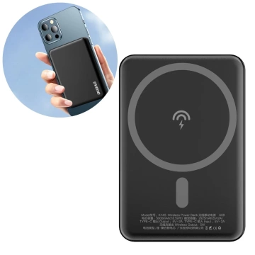 Dudao Wireless Powerbank MagSafe 5000mAh čierna (K14S)
