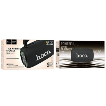 Портативна Bluetooth-колонка Hoco 5.2 2x10 Вт, 4000 мАг, FM/TF/USB/AUX