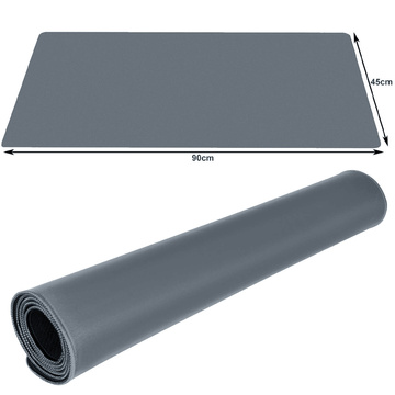 Keyboard mouse pad desk mat large XXL 90x45cm Gray Blue