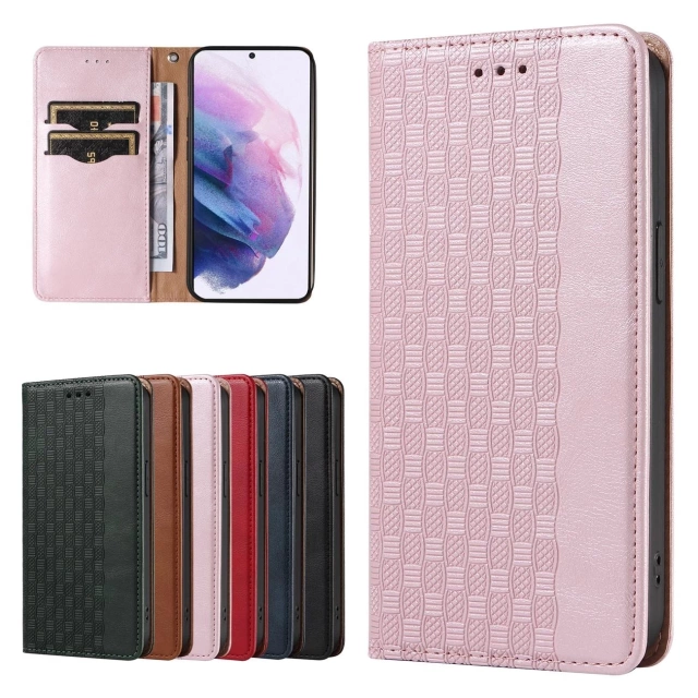 Magnet Strap Case Case pro Samsung Galaxy S22 Ultra Pouch Wallet mini Lanyard Pendant Pink