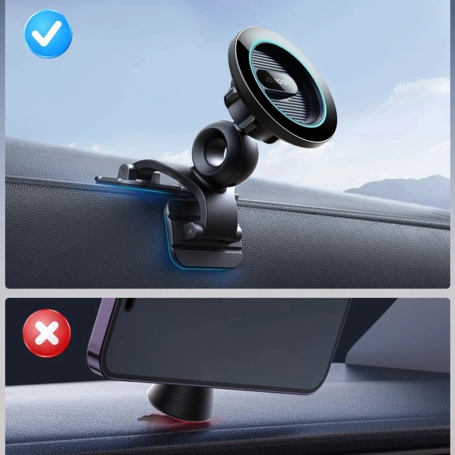 Joyroom JR-ZS366 Magnetic Dashboard Mount with 360° Rotation – Black