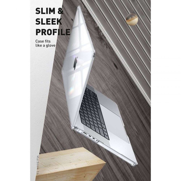 Etui obudowa Supcase Unicorn Beetle Clear do Apple Macbook Pro 14 2021 Clear