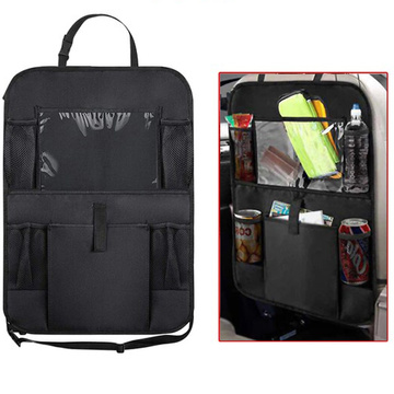 Car seat organizer, car travel cover, protector, 2x headrest holder, 4in1