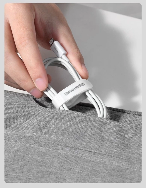 Кабель Baseus Superior USB - Lightning 2.4A 1.5 m White (CALYS-B02)