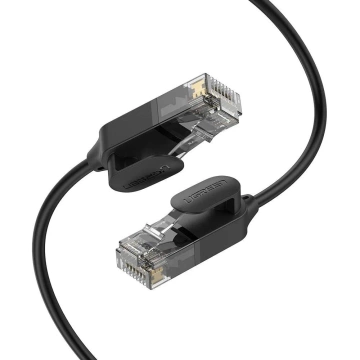 Kabel UGREEN Ethernet Patchkabel RJ45 Cat 6A UTP 1000Mbps 1 m schwarz (70332)