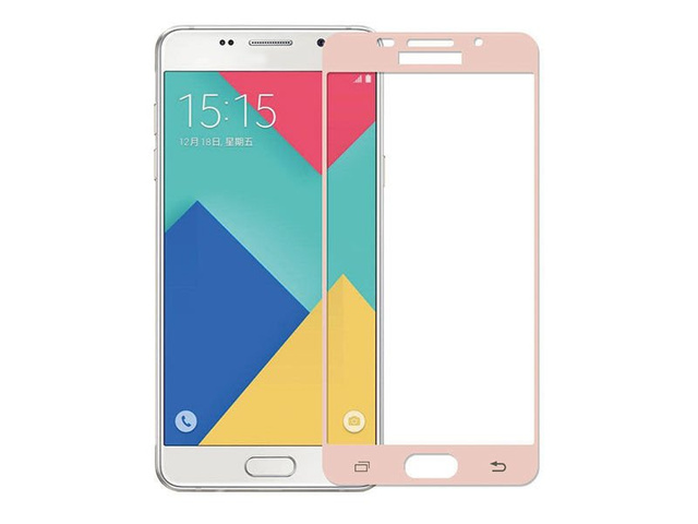 Tvrdené sklo na celú obrazovku Samsung Galaxy A5 2016 Pink