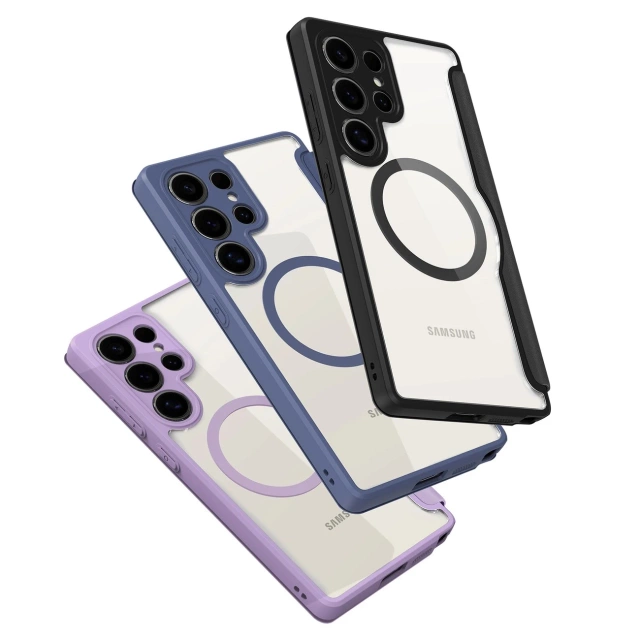 Etui Portfelowe do Samsung Galaxy S25 Ultra Dux Ducis Skin X Pro Czarne