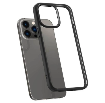 Чохол для iPhone 14 Pro Max Spigen Crystal Hybrid Matte Black