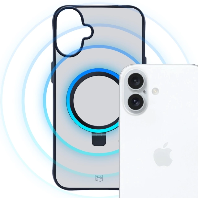 Etui Apple iPhone 16 Plus 3mk Smoke Case Mag