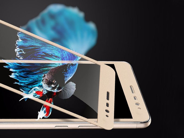 Загартоване скло на весь екран Xiaomi Redmi Note 3/3 Pro чорне