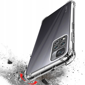 ShockProof Alogy Silicone Armor Case pre Xiaomi Redmi Note 11 Transparent