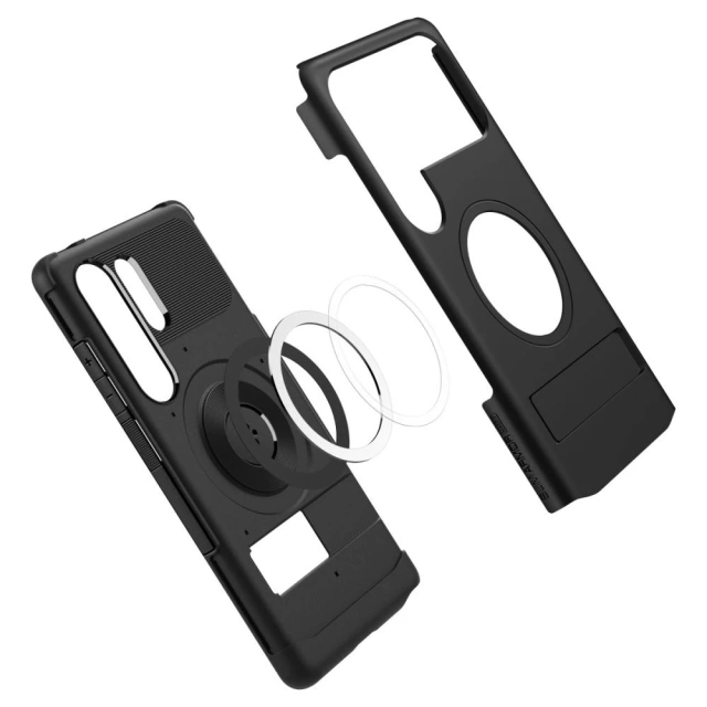 Kryt Spigen Slim Armor MagSafe pre Samsung Galaxy S25 Ultra, čierny