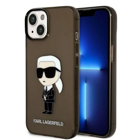 Etui Karl Lagerfeld KLHCP14MHNIKTCK na iPhone 14 Plus 6,7" pevné puzdro Ikonik Karl Lagerfeld