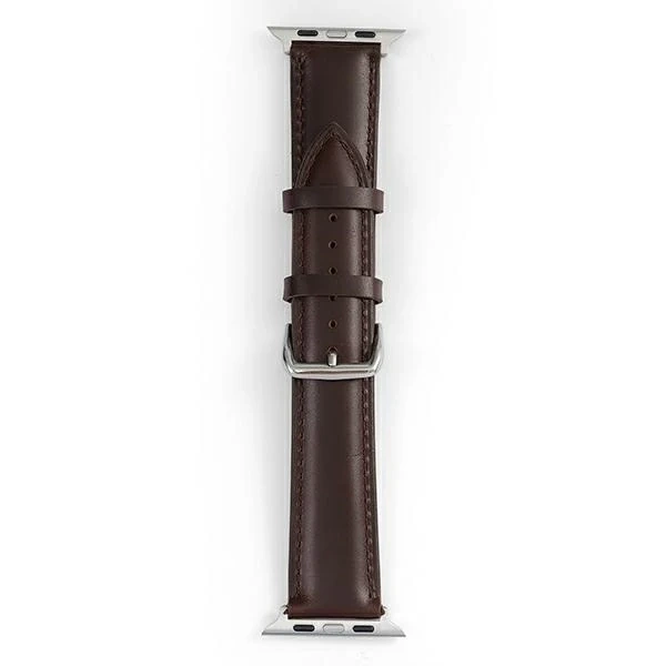 Kožený remienok na inteligentné hodinky Beline pre Apple Watch 42/44/45/49 mm hnedá/hnedá