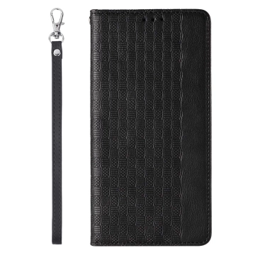 Magnet Strap Case Case pro iPhone 13 Pro Pouch Wallet Mini Lanyard Pendant Black