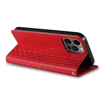 Magnet Strap Case Case pro iPhone 12 Pro Max Pouch Wallet Mini Lanyard Pendant Red