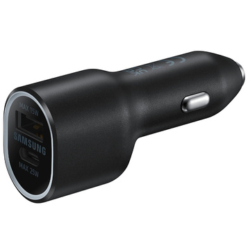 Original Samsung EP-L4020NBEGEU USB TYPE-C 15W/ 25W Black Car Charger
