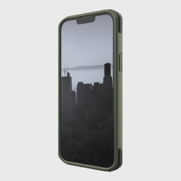 Raptic Secure Case for iPhone 14 with MagSafe armored cover green
