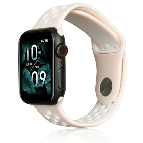 Ремінець для смарт-годинника Beline Sport Silicone для Apple Watch 38/40/41 мм рожевий/рожевий