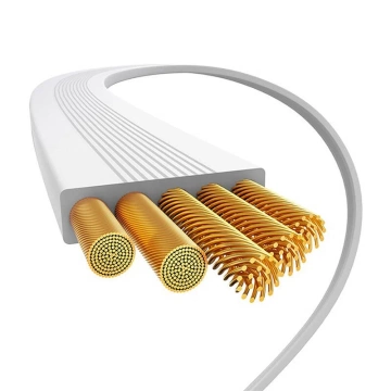 Baseus Free2Pull USB-C-Kabel für iP 20 W 1 m (Weiß)