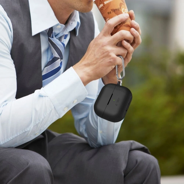 Silicone Hook Protective Case for Samsung Galaxy Buds 3 / 3 Pro Black