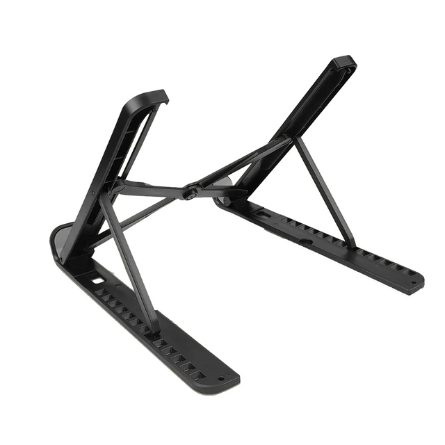 Alogy portable laptop table desk stand phone stand adjustable Black