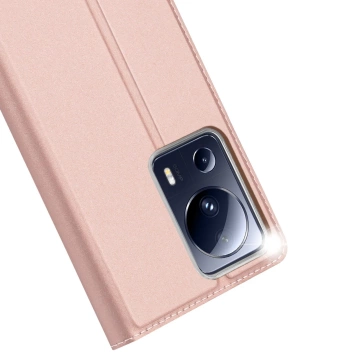 Puzdro Dux Ducis Skin Pro pre Xiaomi 13 Lite Flip Card Wallet Stand Pink