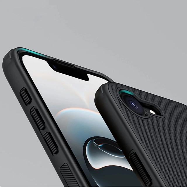 iPhone 16e Hülle Nillkin Frosted Shield Pro MagSafe Schwarz