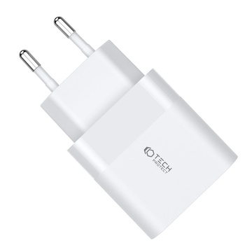 Зарядний пристрій C30W 2-портовий USB-C - USB PD30W / QC3.0 білий