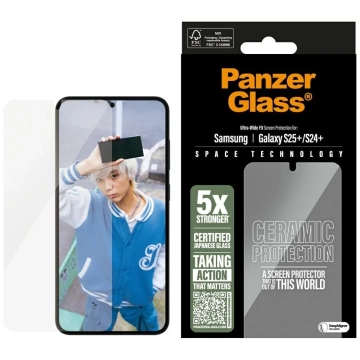 Szkło ceramiczne do Samsung Galaxy S25+ Plus PanzerGlass Ultra-Wide Fit