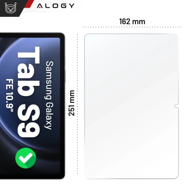 Szkło hartowane do Samsung Galaxy Tab S9 FE 10.9" Alogy Screen Protector Pro+ 9H ochronne na ekran