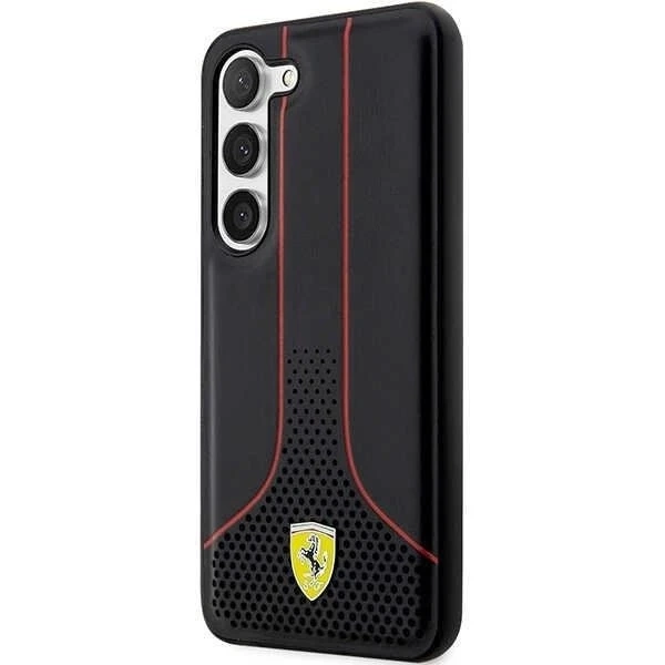 Чохол Ferrari для Samsung Galaxy S23 HardCase Perforated 296-P чорний