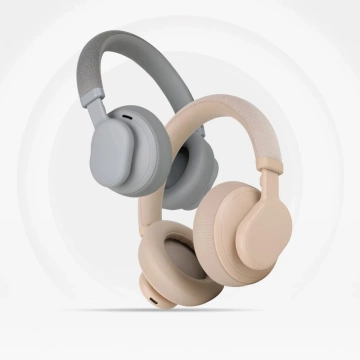 Forcell F-Audio ANC Touch Beat Wireless On-Ear Headphones Beige